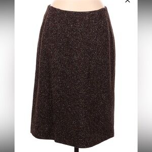 Isda & Co Wool Silk Mini Pencil Skirt 8